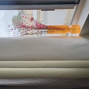 NORDIC GLASS VASE orange around 7.5" tall